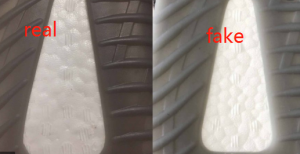 real vs fake Yeezy Yecheil 