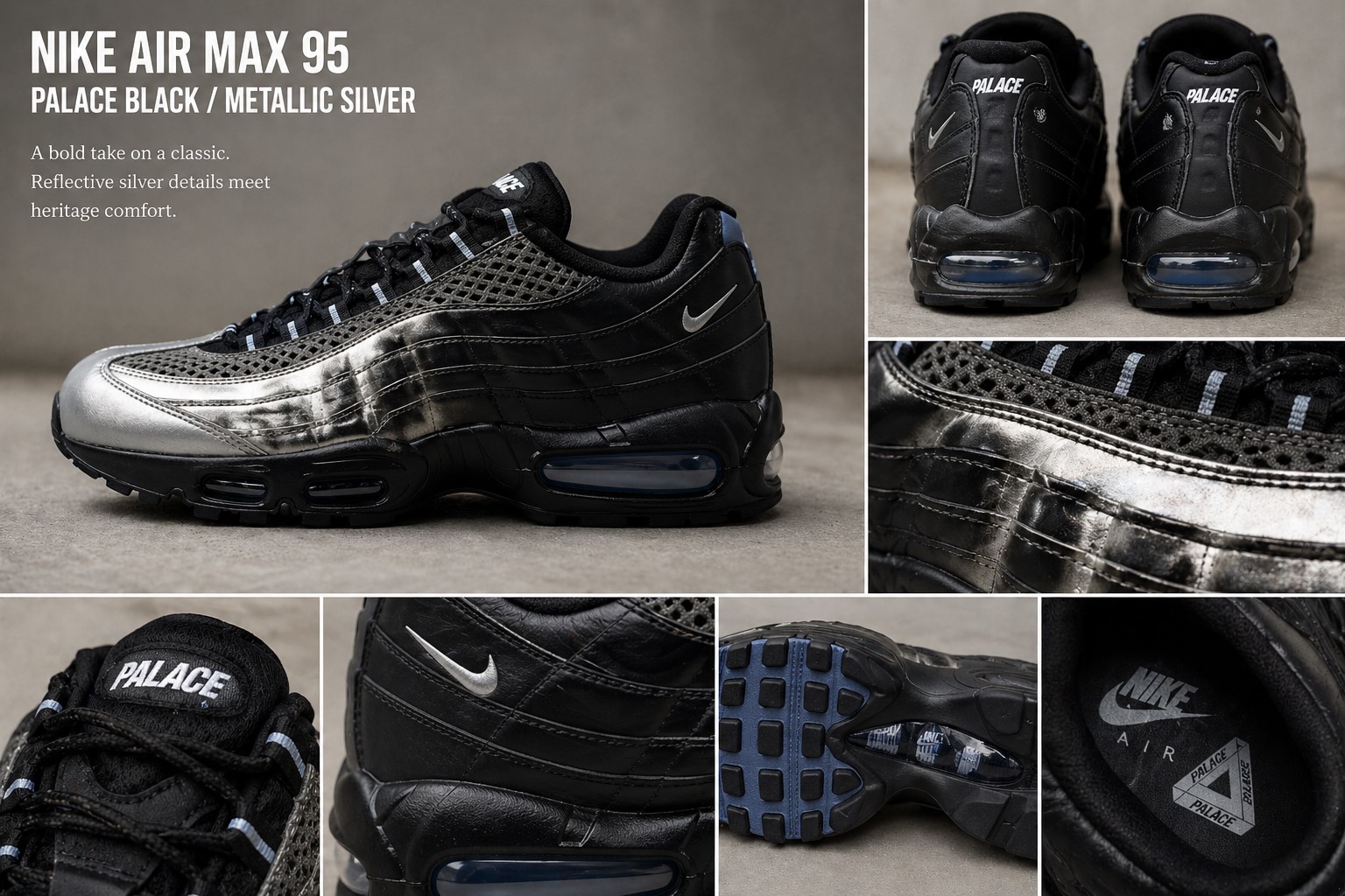 Reps Palace x Nike Air Max 95 Big Bubble