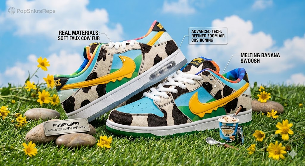 Ben & Jerry's X Nike SB Dunk Low Reps "Chunky Dunky"