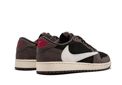 Travis Scott × Nike Air Jordan 1 Low OG SP-T "Black/Dark Mocha"